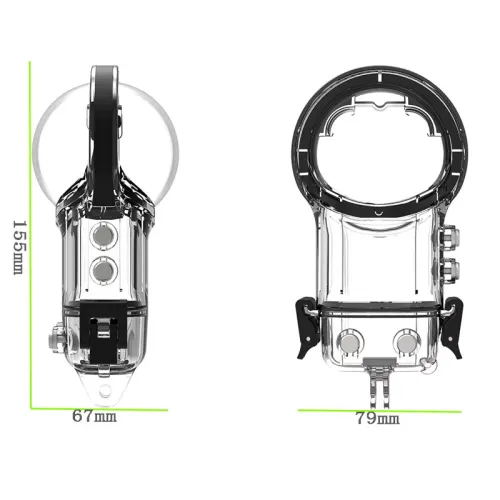 Водоустойчивия кейс за Insta360 X3.