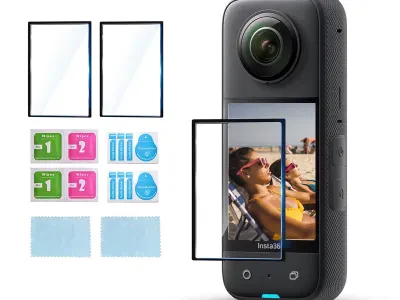 Комплект от 2 защитни стъкла и аксесоари за Insta360 X3