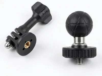 Адаптер с 25mm ball head и GoPro захват.