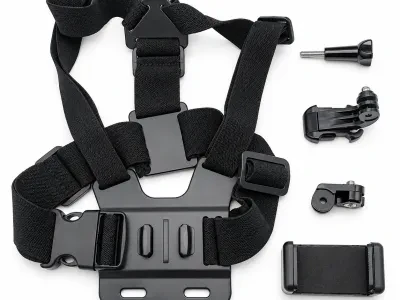 Нагръдник 2 в 1 за телефон и GoPro с адаптери