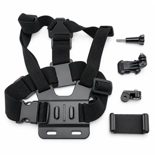 Нагръдник 2 в 1 за телефон и GoPro с адаптери